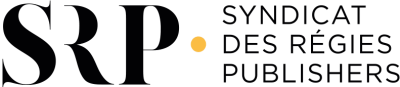 Logo SRP - Syndicat des Regies Publishers - jaune